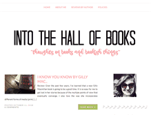 Tablet Screenshot of intothehallofbooks.com